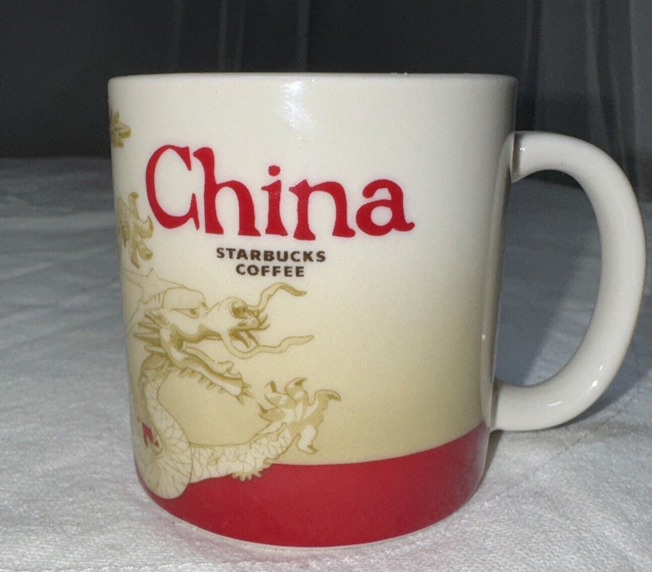 Starbucks Collector Series CHINA 2010 Demitasse Espresso Mug Cup 3oz Mini Coffee