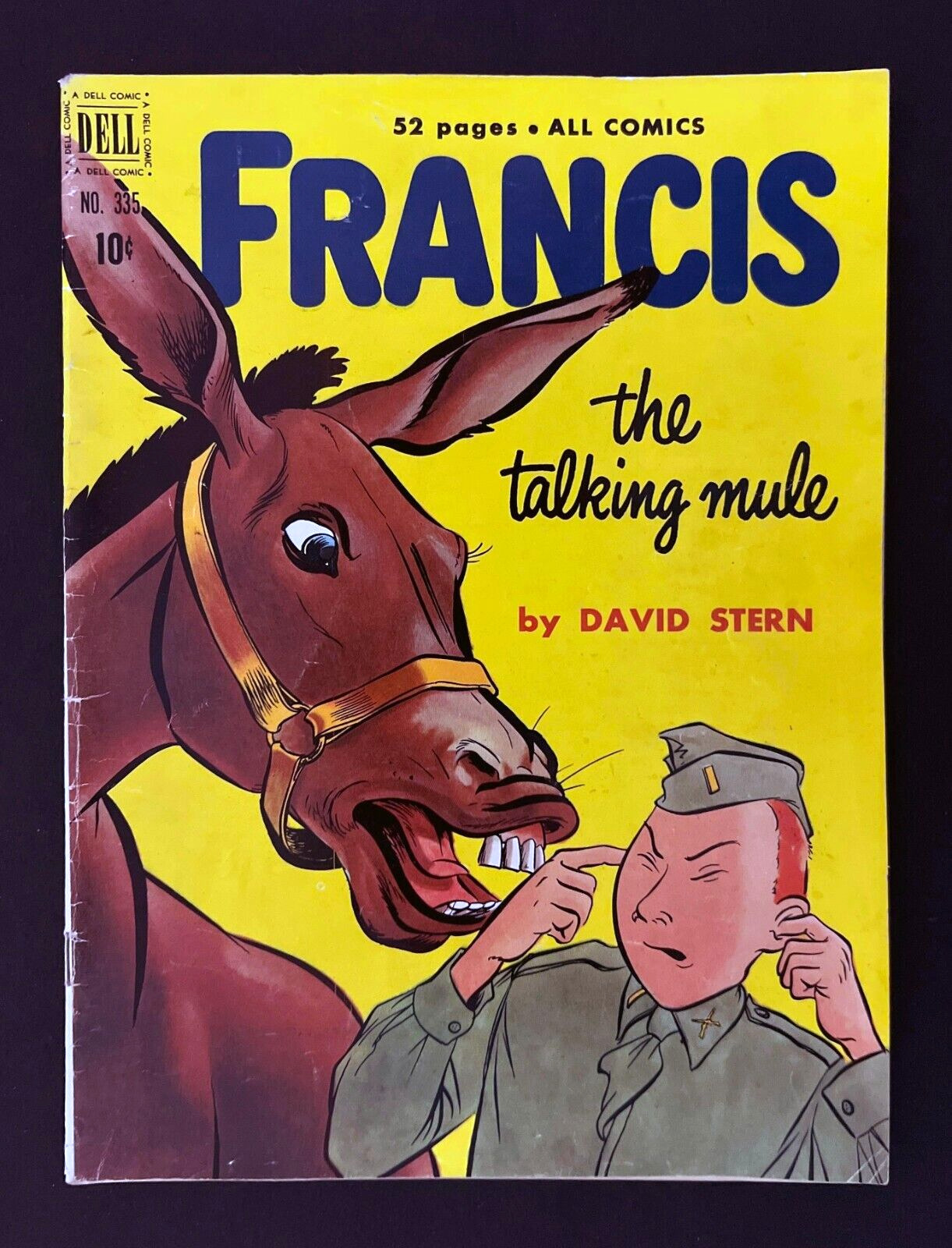 FRANCIS THE FAMOUS TALKING MULE #1 1951 Nice Copy Dell Four Color #335 1951