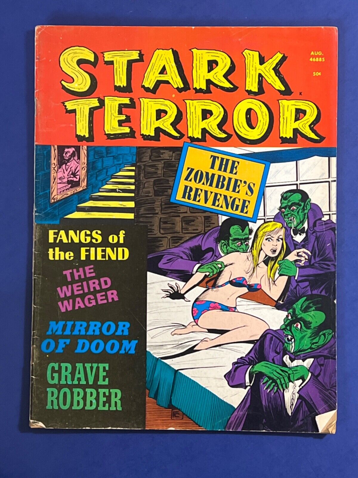 Stark Terror #5 Comic Book Magazine 1971 Stanley Publishing VG/FN