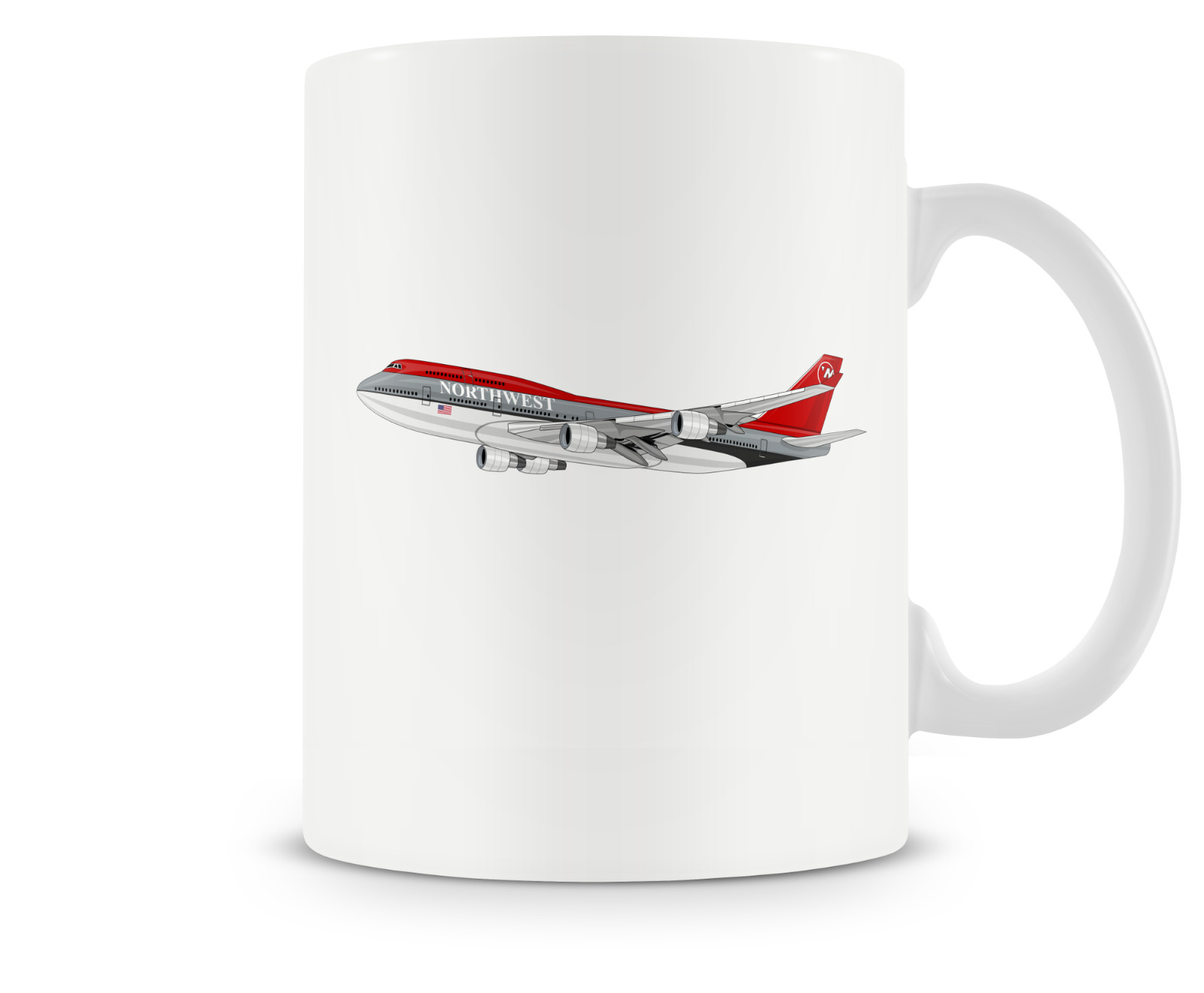 Northwest Airlines Boeing 747-400 Mug - 15oz.