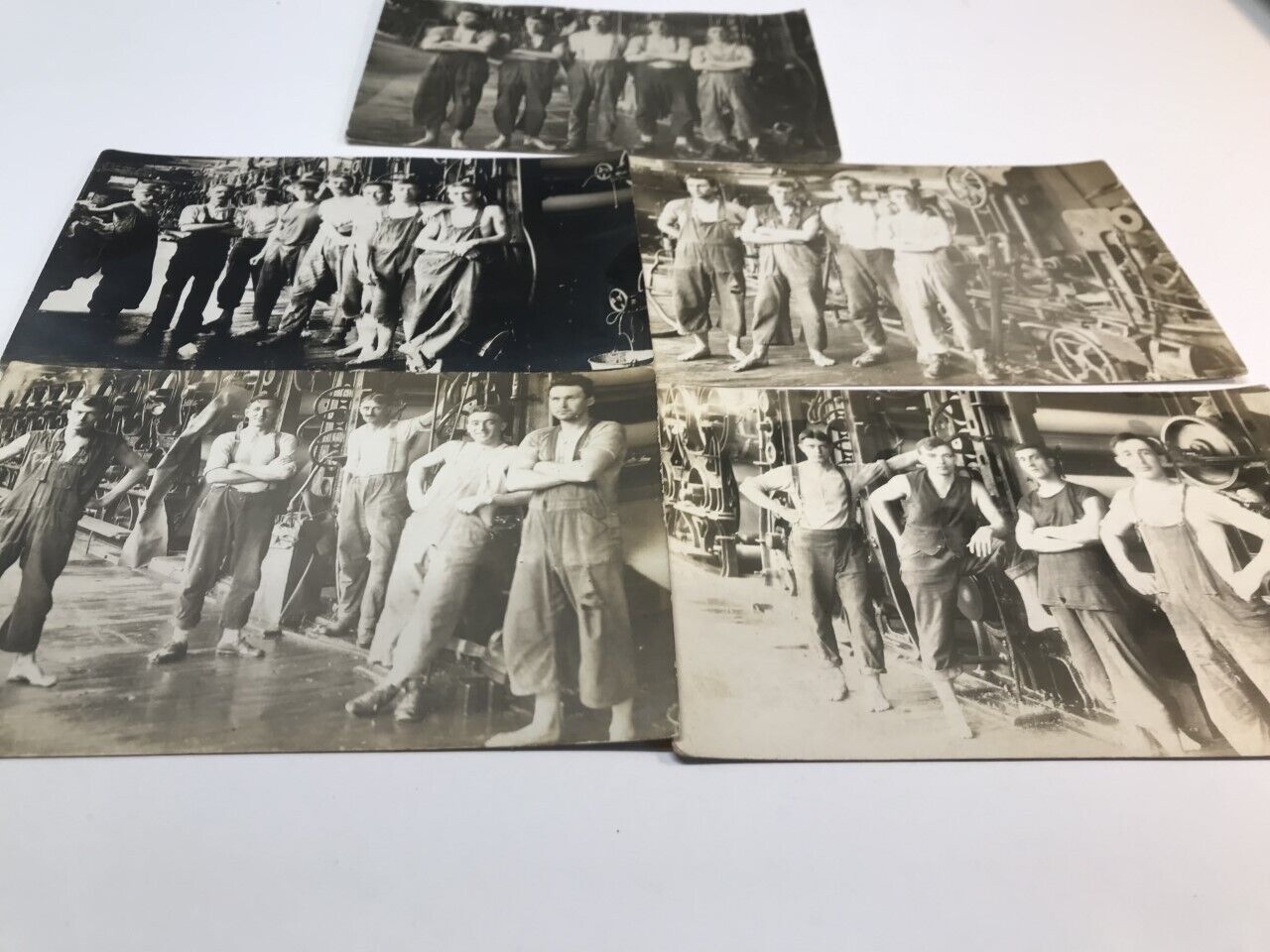 RPPC [5] Vintage Maine Paper Mill Workers equipment's RARE [5 in set] A727