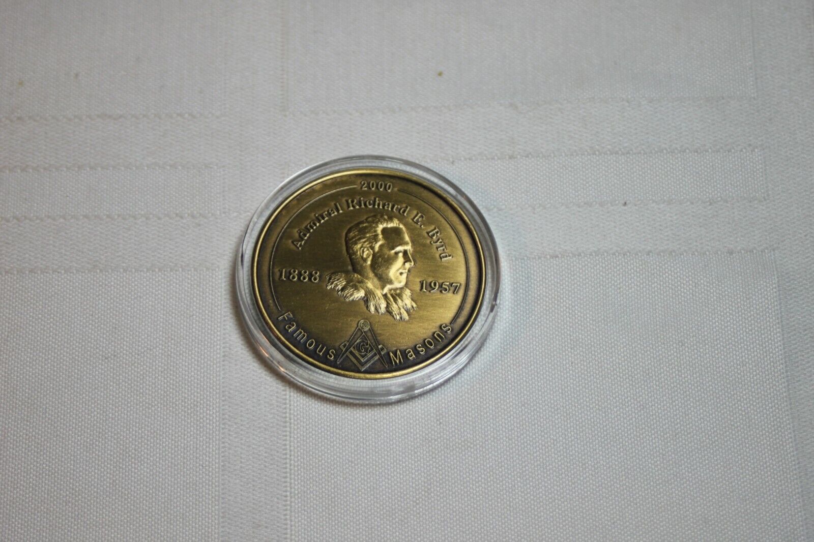Admiral Richard E. Byrd Famous Masons Coin Ultra Super Rare 2000 COIN Freemason