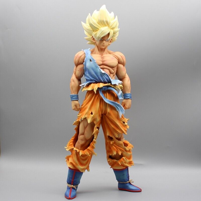 44CM Dragon Ball Z Son Goku Namek Anime Figures Super Saiyan Goku Statue NEW