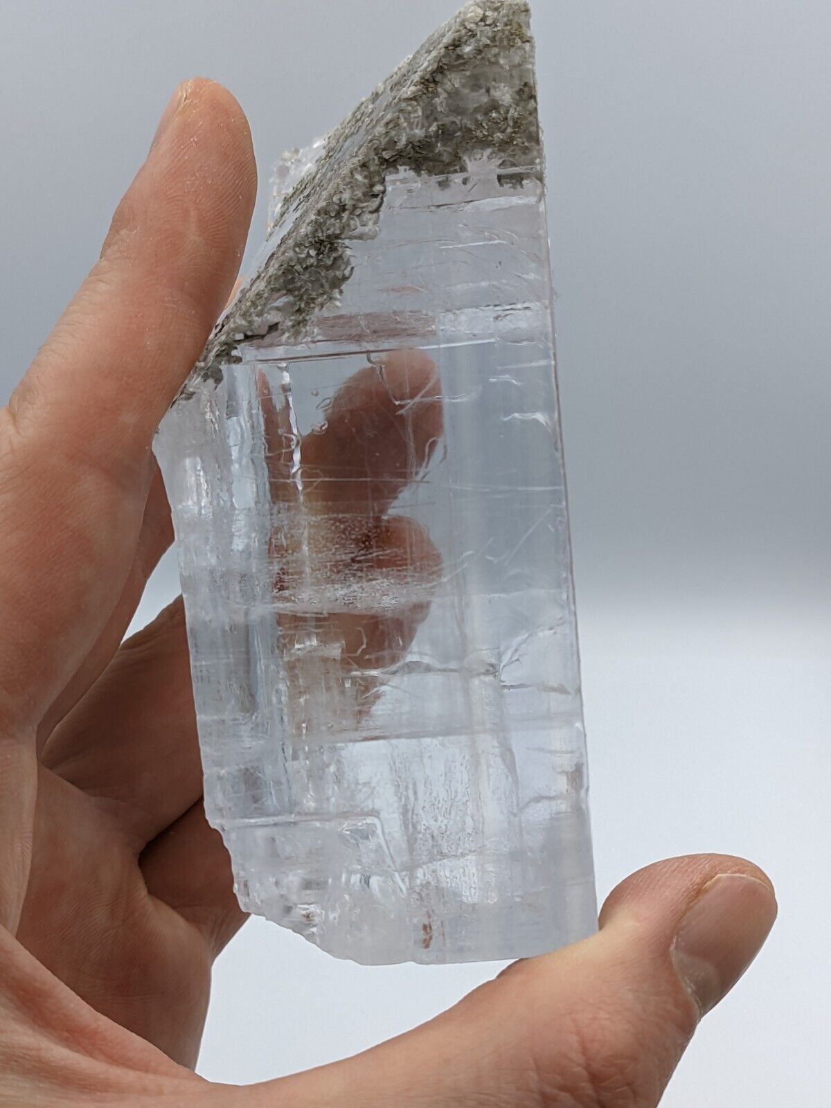 Halite crystal, Blue crystal, very rare sample 440 g. - Bakhmut field, Ukraine