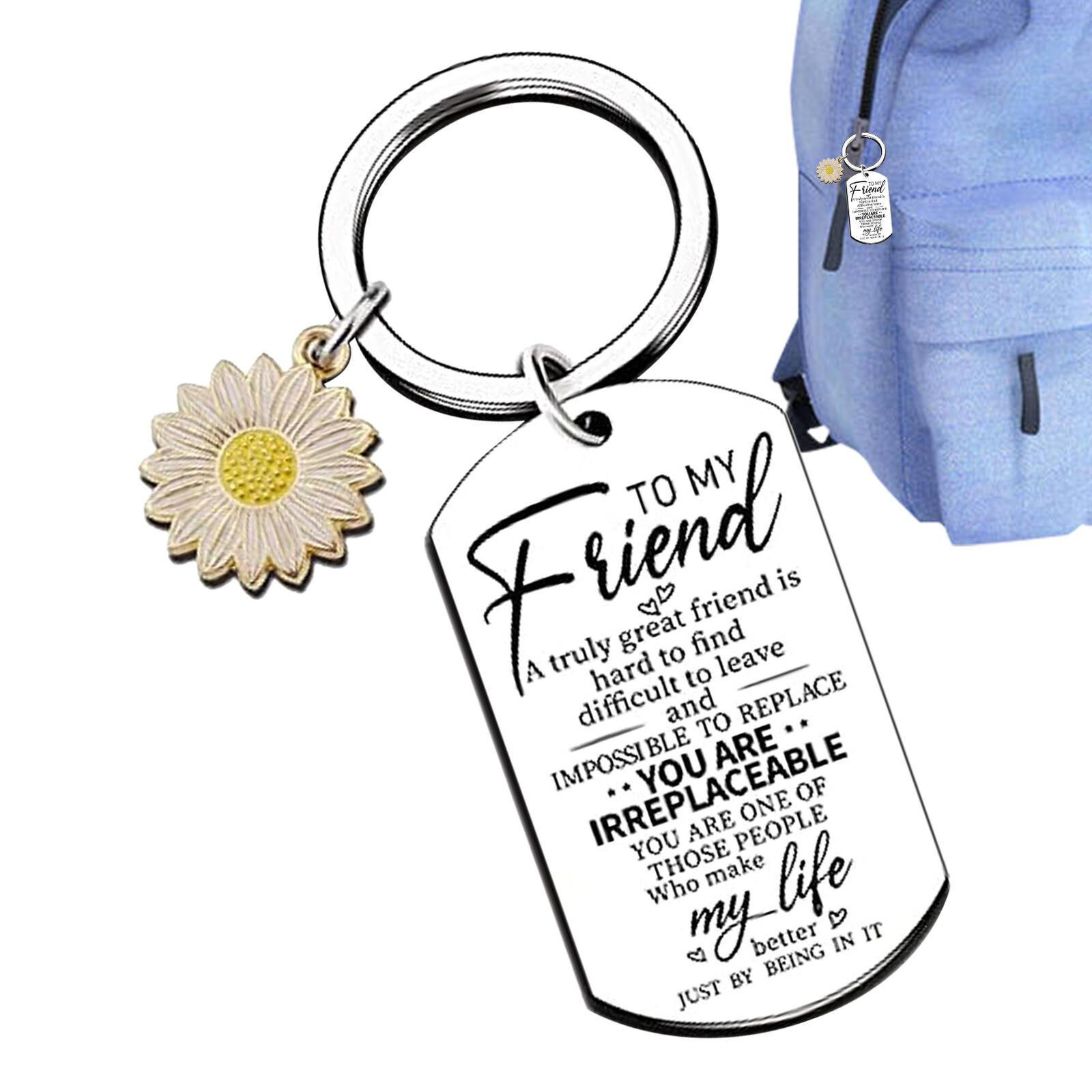 True Friendship Gifts for Women Best Friend keychains Friend Gifts for Her