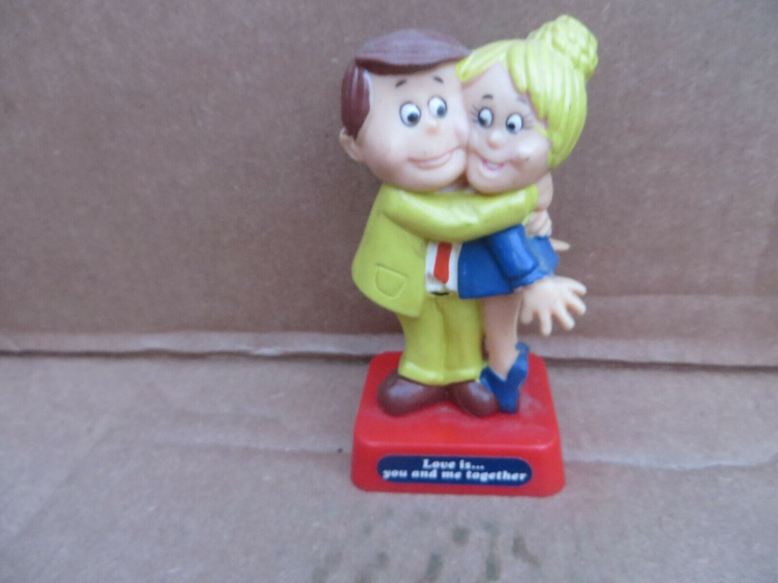 Vintage 1970's russ berrie Figure love is you and me together