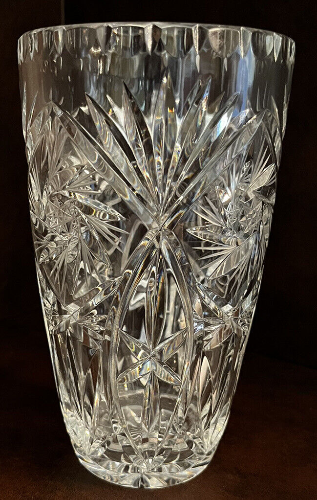 Vintage 7.25” Crystal Vase.