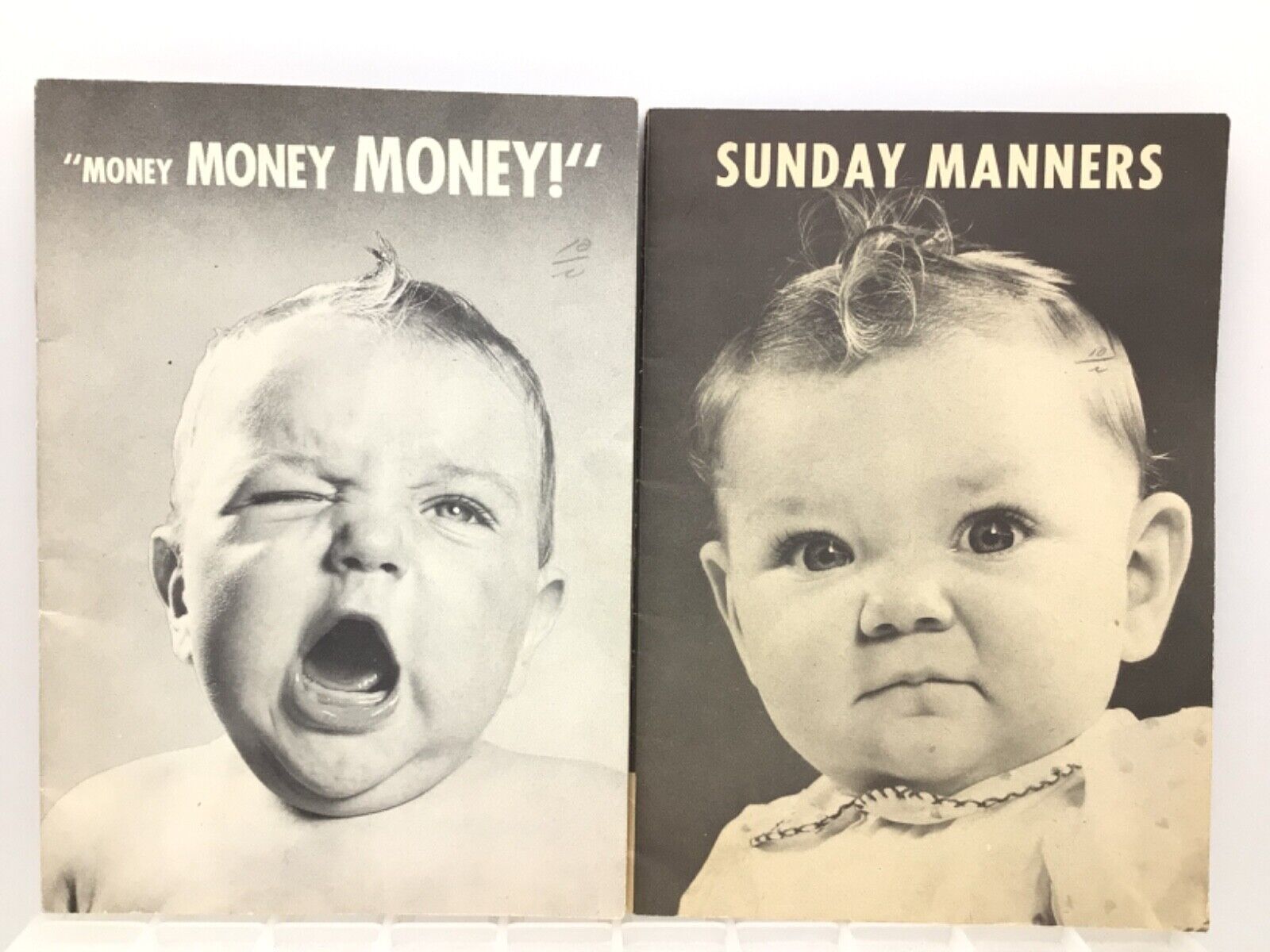 2 1950s CATECHETICAL GUILD PUBLICATIONS Pamphlets - Sunday Manners - Money 