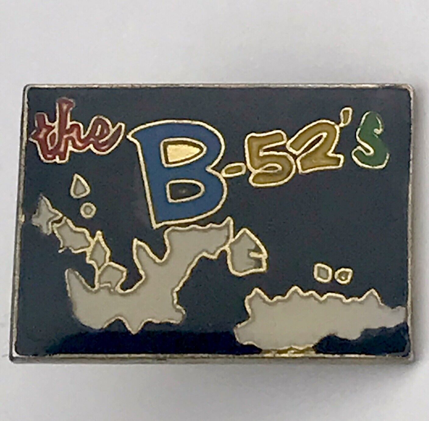 The B-52’s Pin Metal Enamel Vintage B-52s