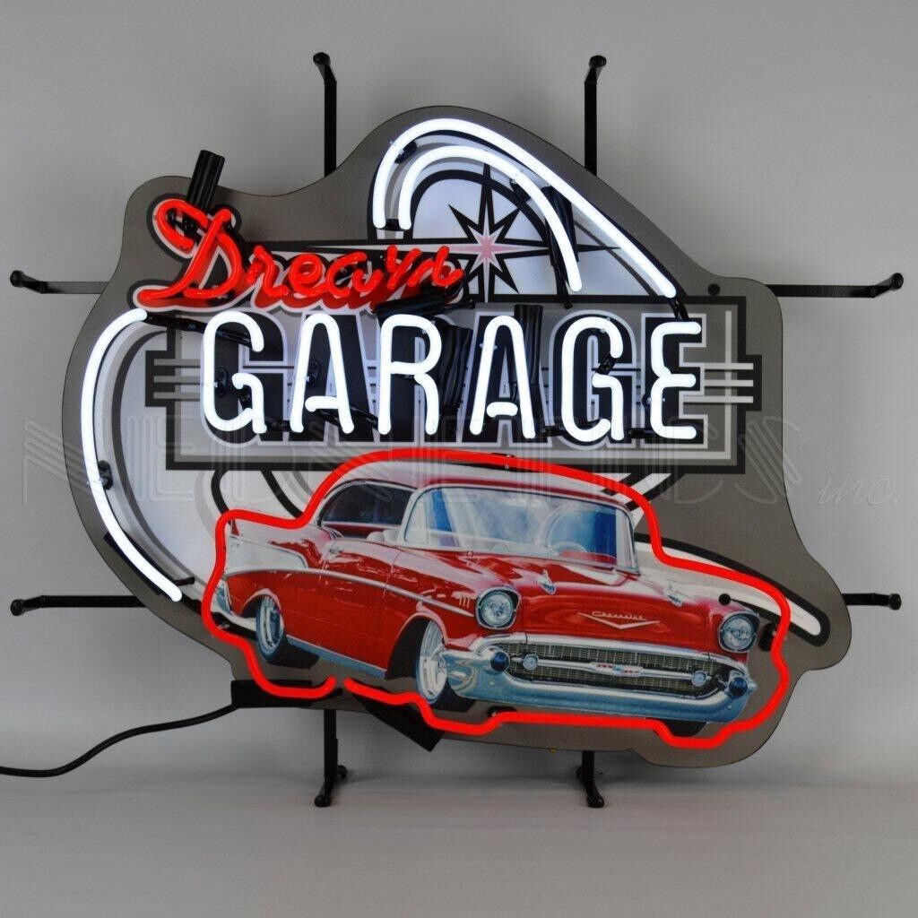 Dream Garage 57 Chevy Handmade Neon Sign 29\