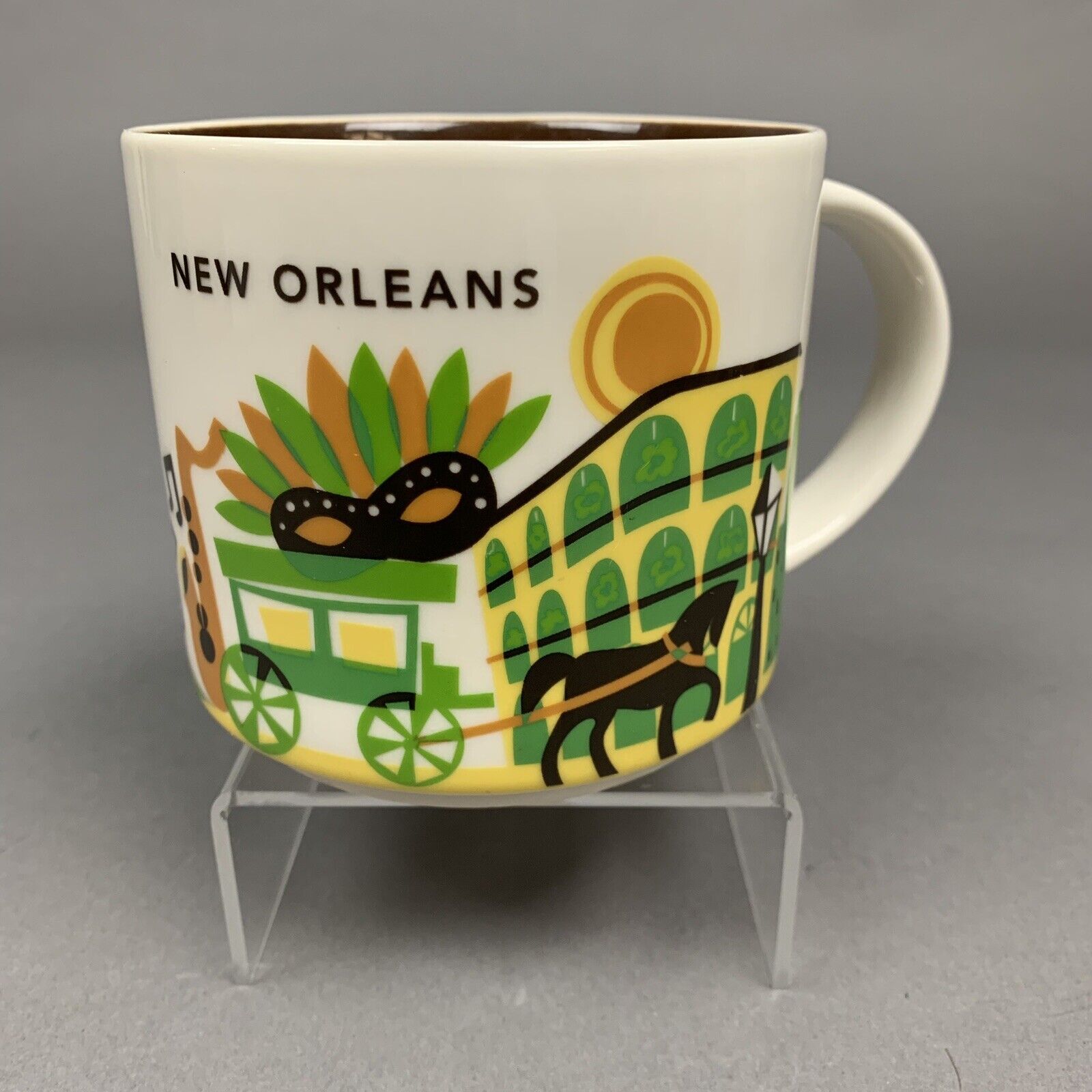 Starbucks Mug You Are Here Collection 2017 New Orleans Louisiana Coffee Tea cup