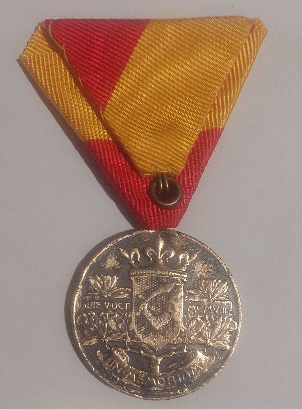 Franz Joseph I- Medal Bosnia- Kuk- AustroHungary Military bronze medal- Original