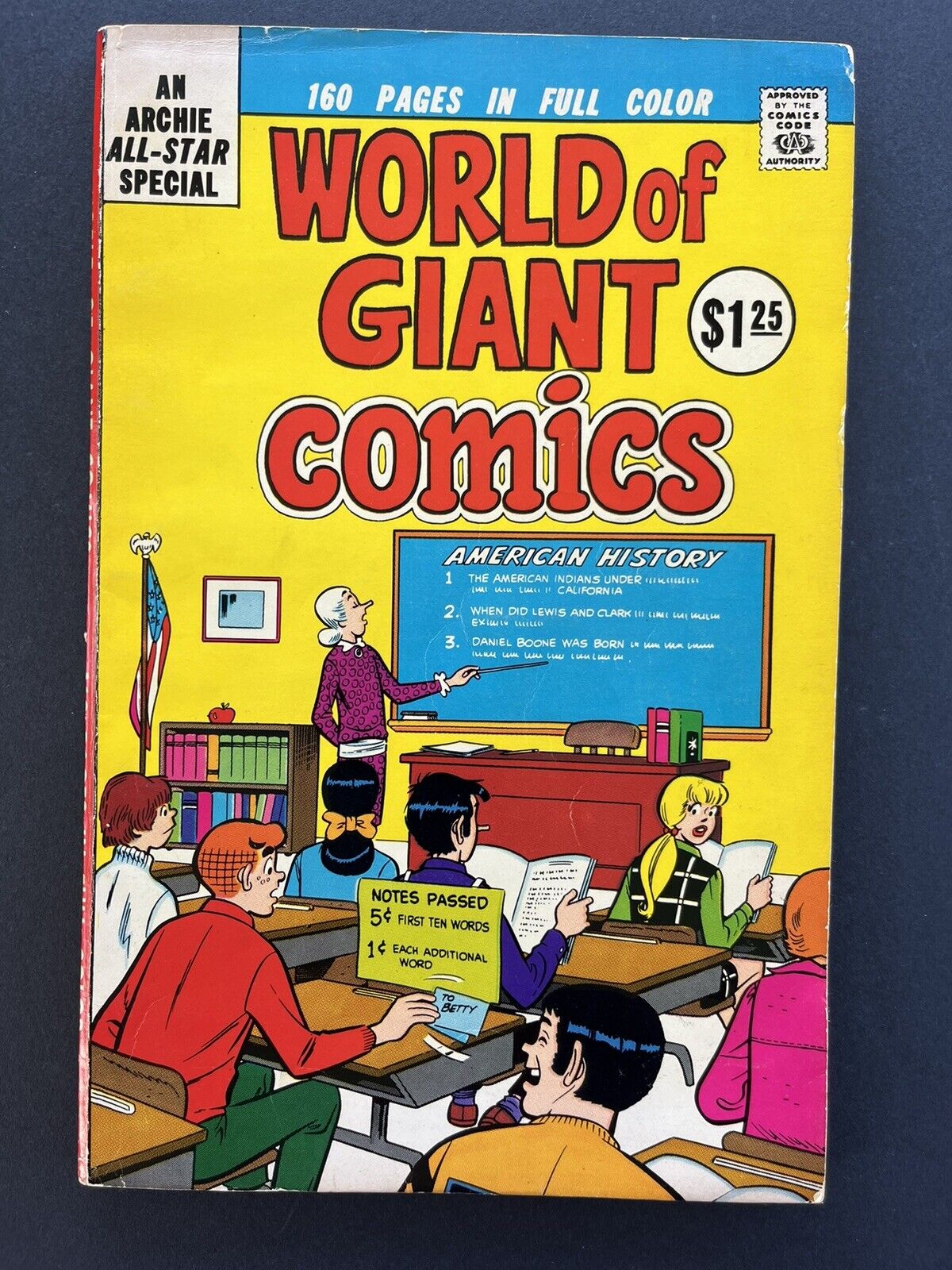  1975 Archie All-Star Special, World of Giant Comics