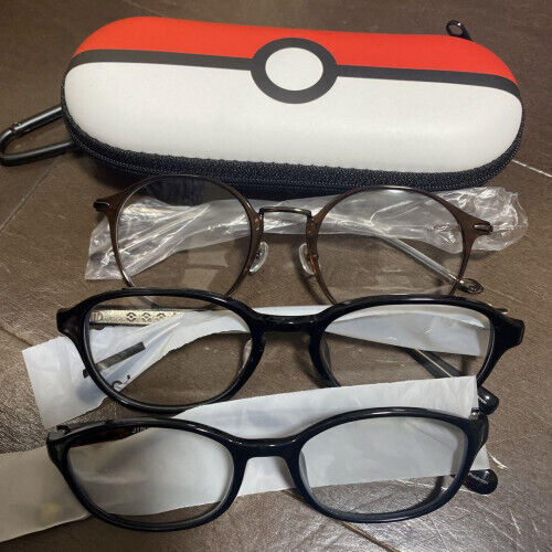 Glasses non-prescription lens frame JINS Pokemon collaboration set