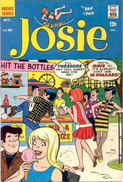 Josie #30 FN; Archie | October 1967 Carnival Game Cover - we combine shipping
