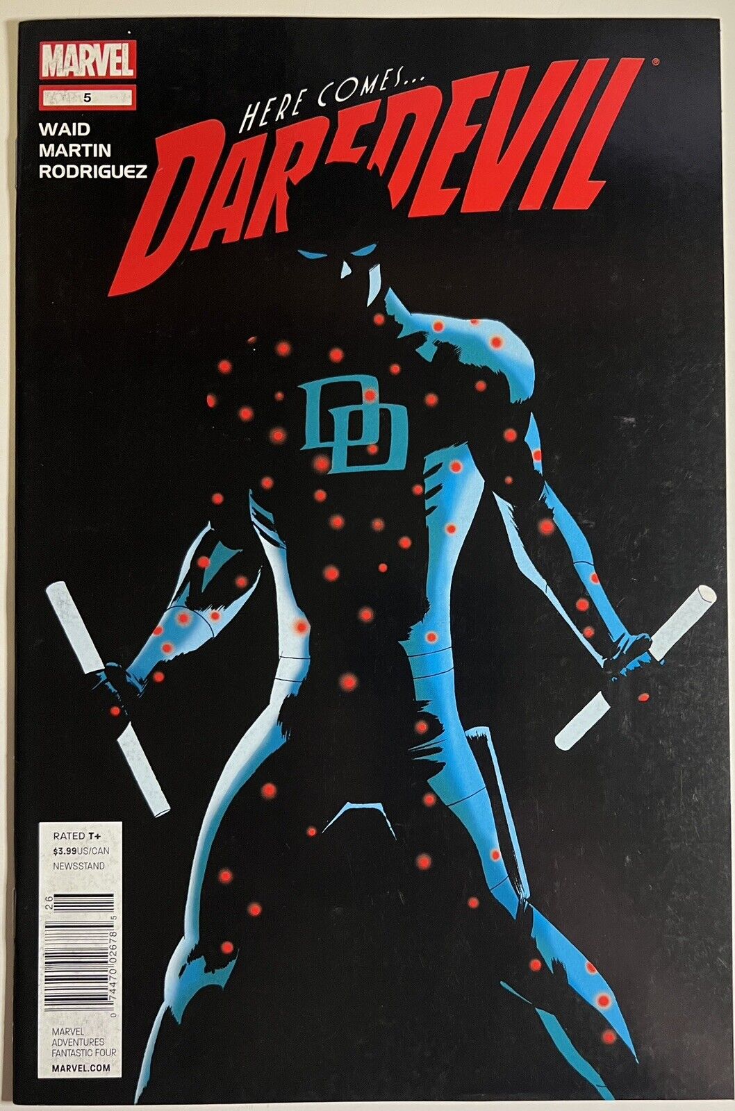 Daredevil #5 Newsstand Variant Mark Waid Marvel Comics