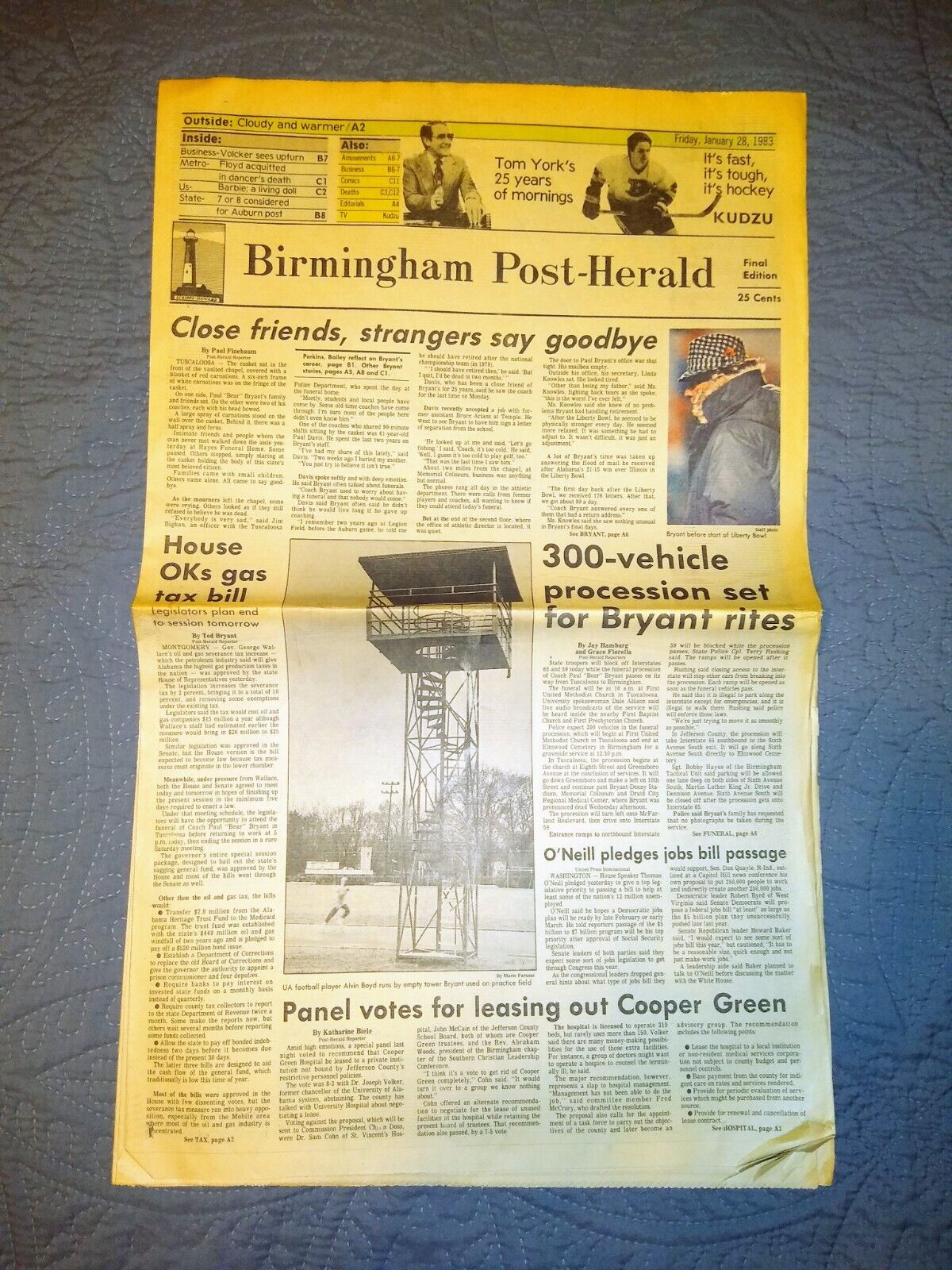 Birmingham Post Herald Death And Funeral Coverage Of The Great Paul \