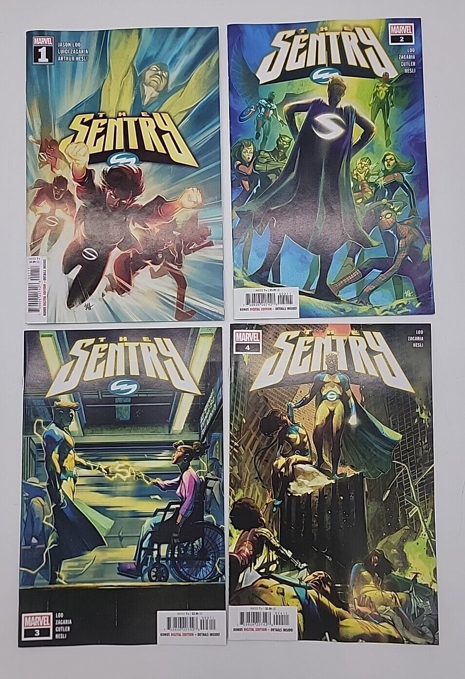 Lot of 4 The Sentry Issues 1-4 Marvel Comics 2024 Full-Run NM PICS