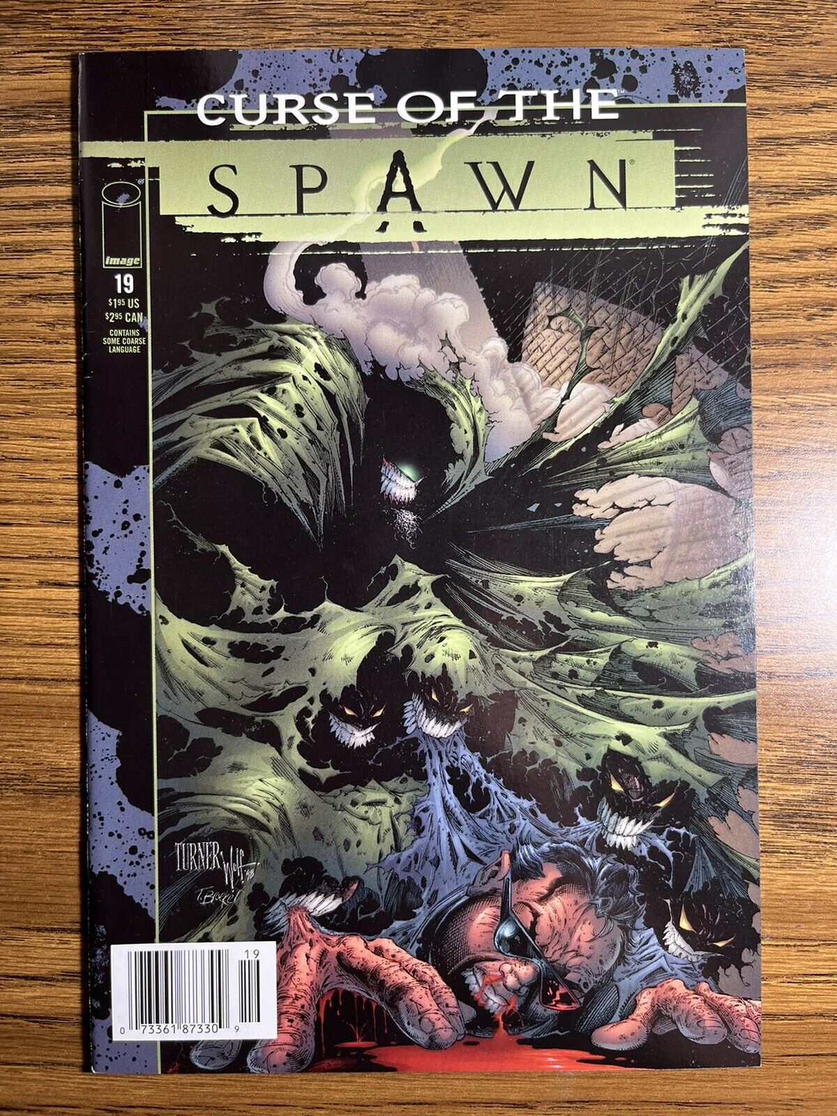 CURSE OF SPAWN 19 EXTREMELY RARE NEWSSTAND VARIANT IMAGE COMICS 1996