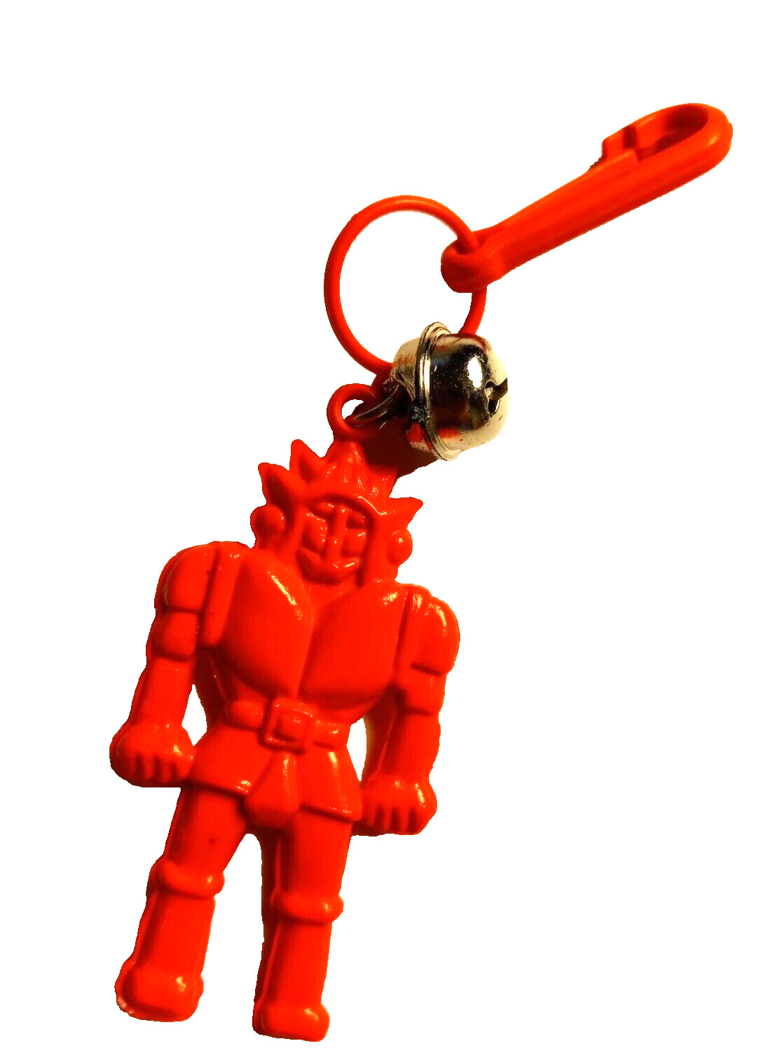 Charm 1980s Vintage Clip On Red Robot for 80s Charms Necklace Retro
