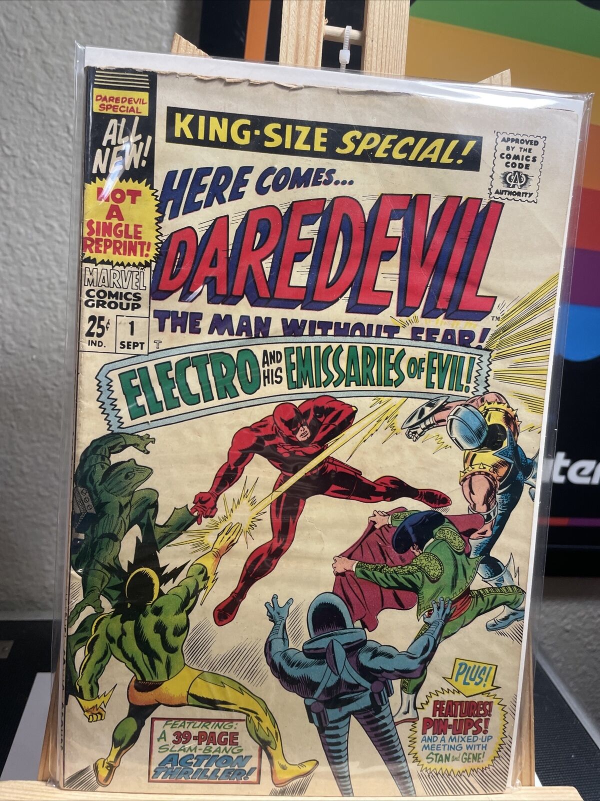 DAREDEVIL King-Size Special Annual #1 Fine+ 1967 Marvel Comics