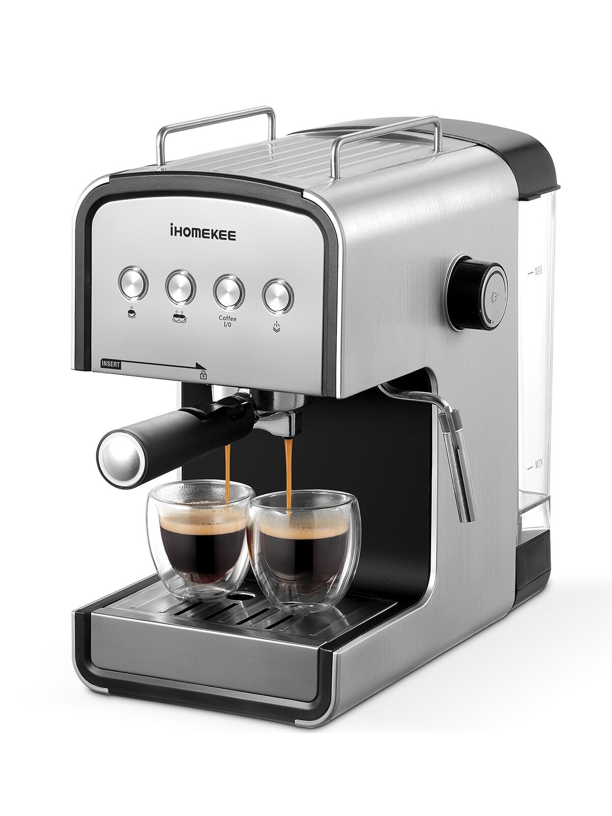 Espresso Machine 15 Bar, Coffee Maker for Cappuccino and Latte Maker