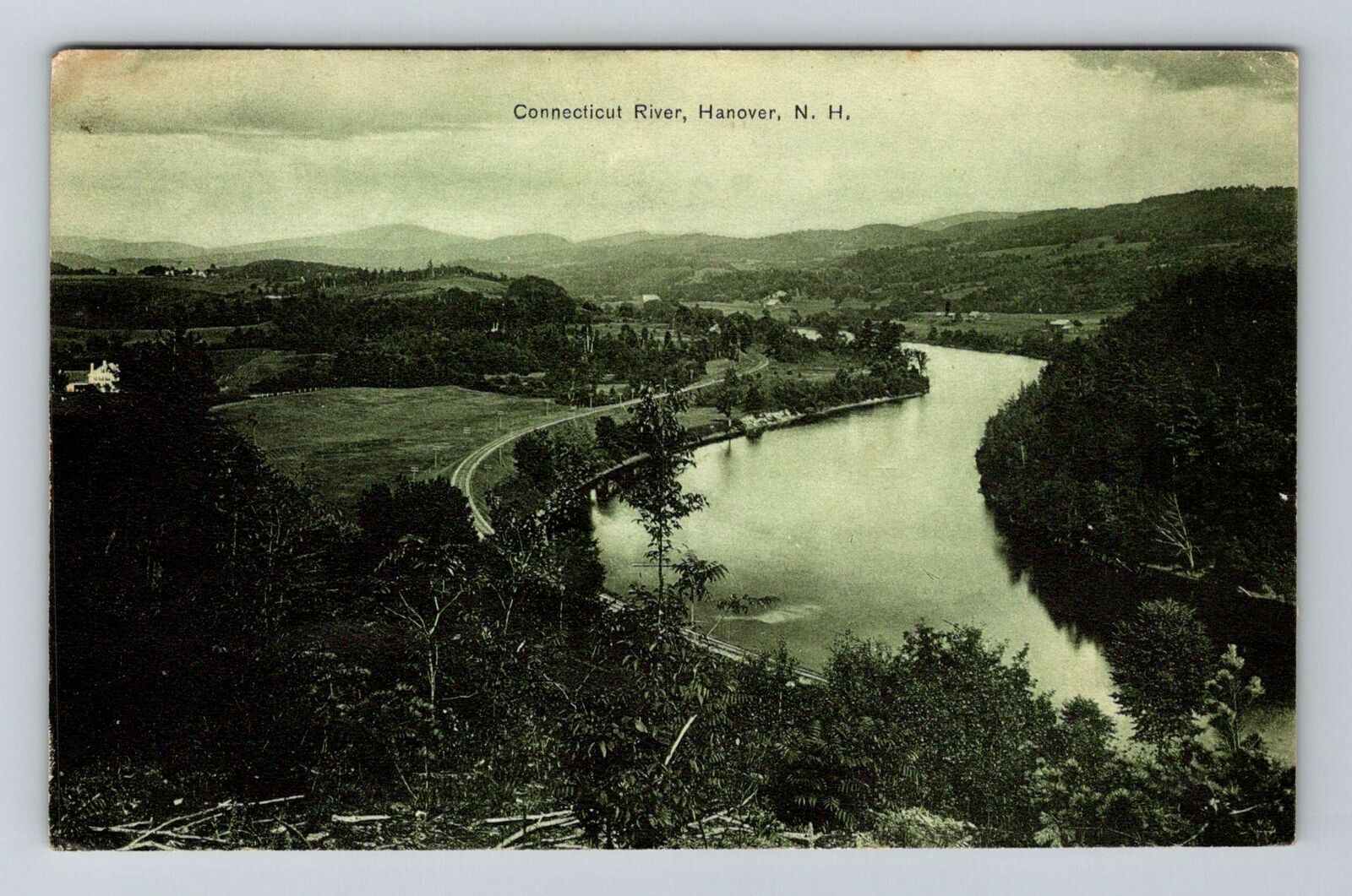 Hanover NH-New Hampshire, Connecticut River, Scenic, c1911 Vintage Postcard