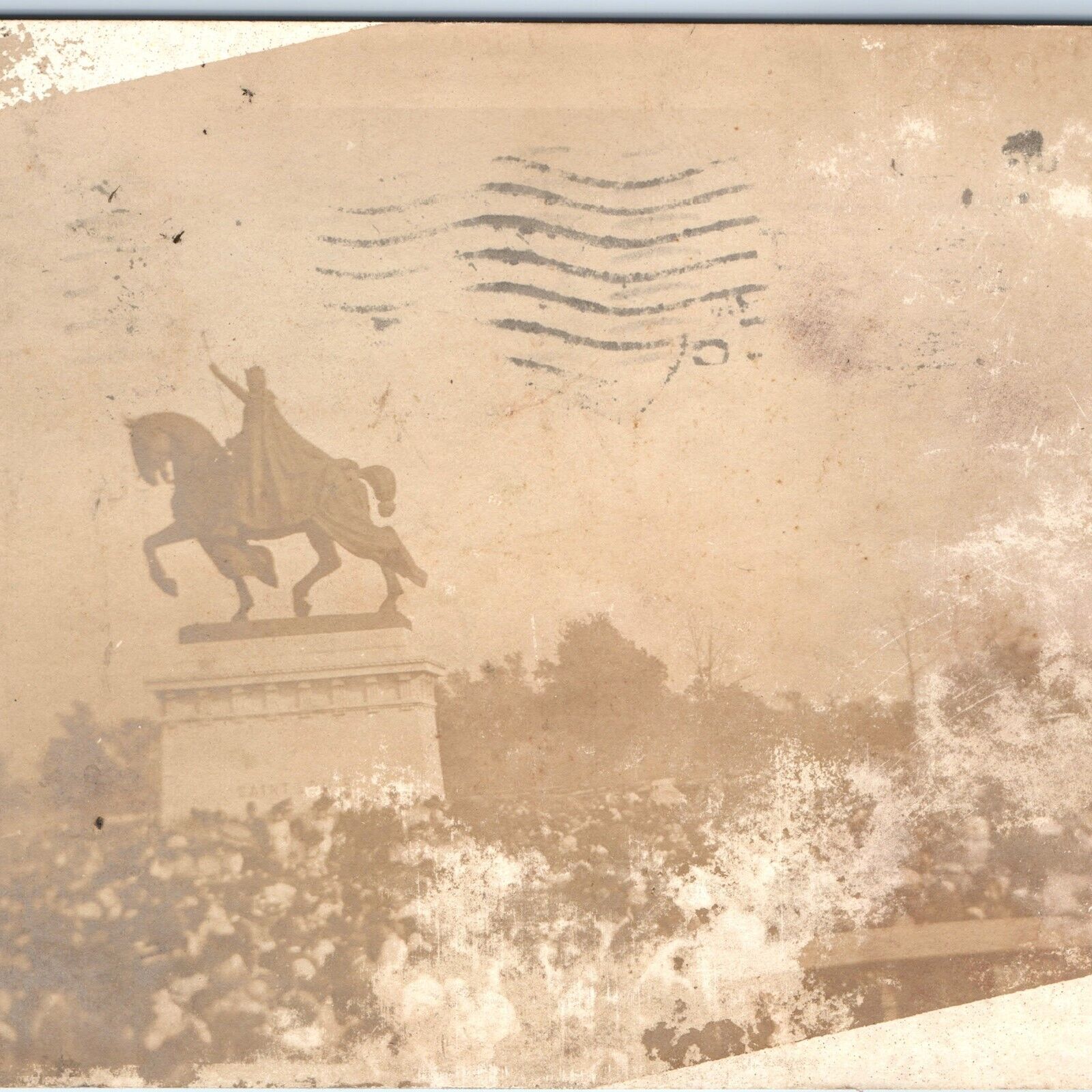 Oct. 3, 1909 St Louis, MO Forest Park Apotheosis Louis IX Namesake Monument A186