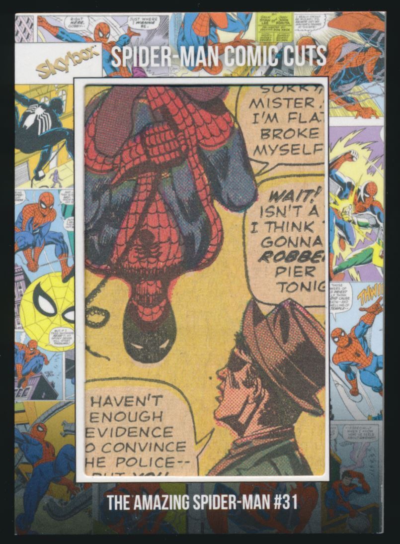 2021 Marvel Metal Universe Spider-Man Comic Cuts #CC-ASM31 Amazing #31 01/40