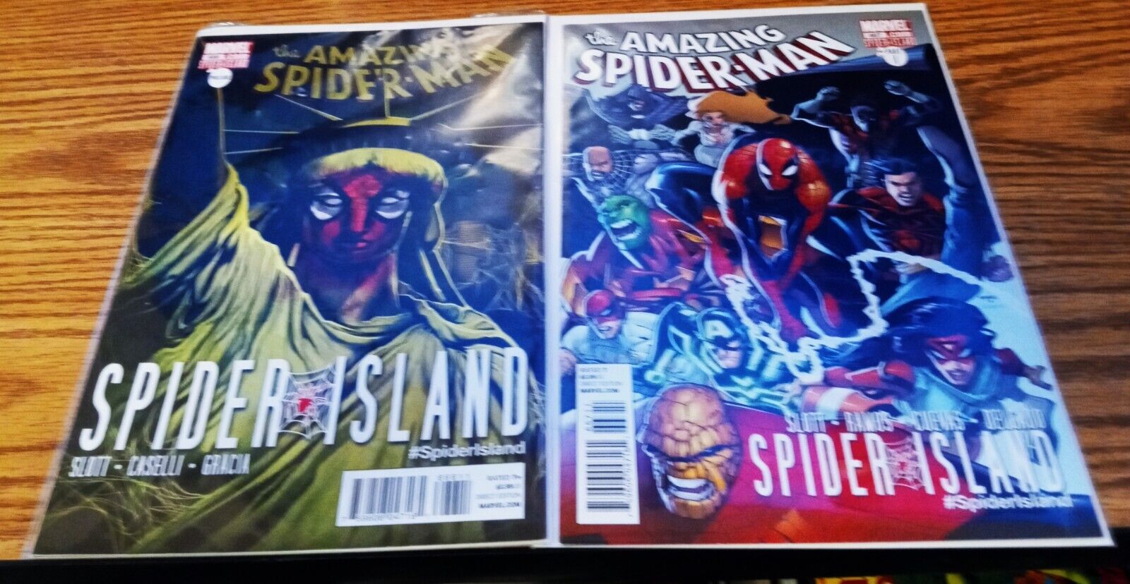 THE AMAZING SPIDER-MAN #666-673 COMPLETE SET(Spider Island) +PRELUDE & EPILOGUE