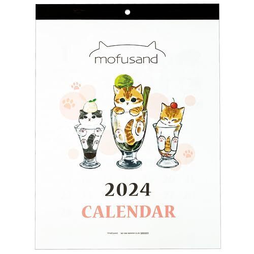 mofusand Wall Calendar S Size 2024 Diary New Japan N2