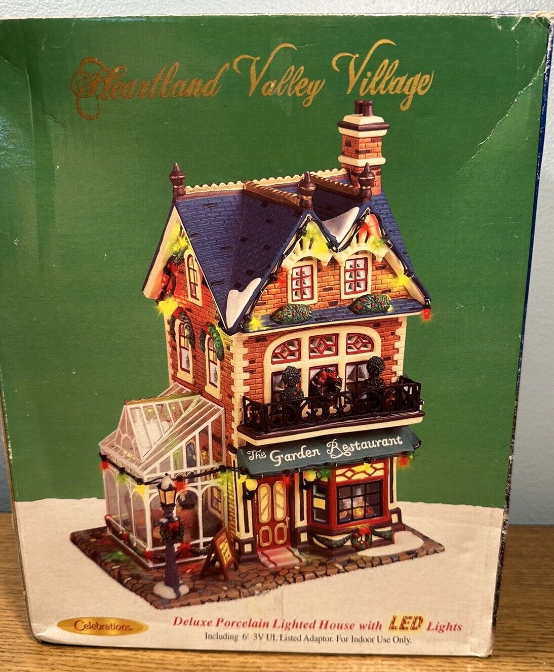 Heartland Valley Village The Garden Restaurant Limited Edition 2008 Christmas