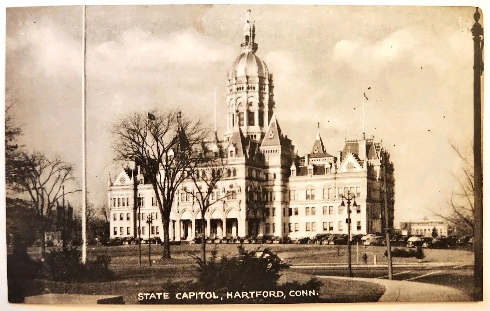 Postcard State Capitol, Hartford  Connecticut Printed DB US CT