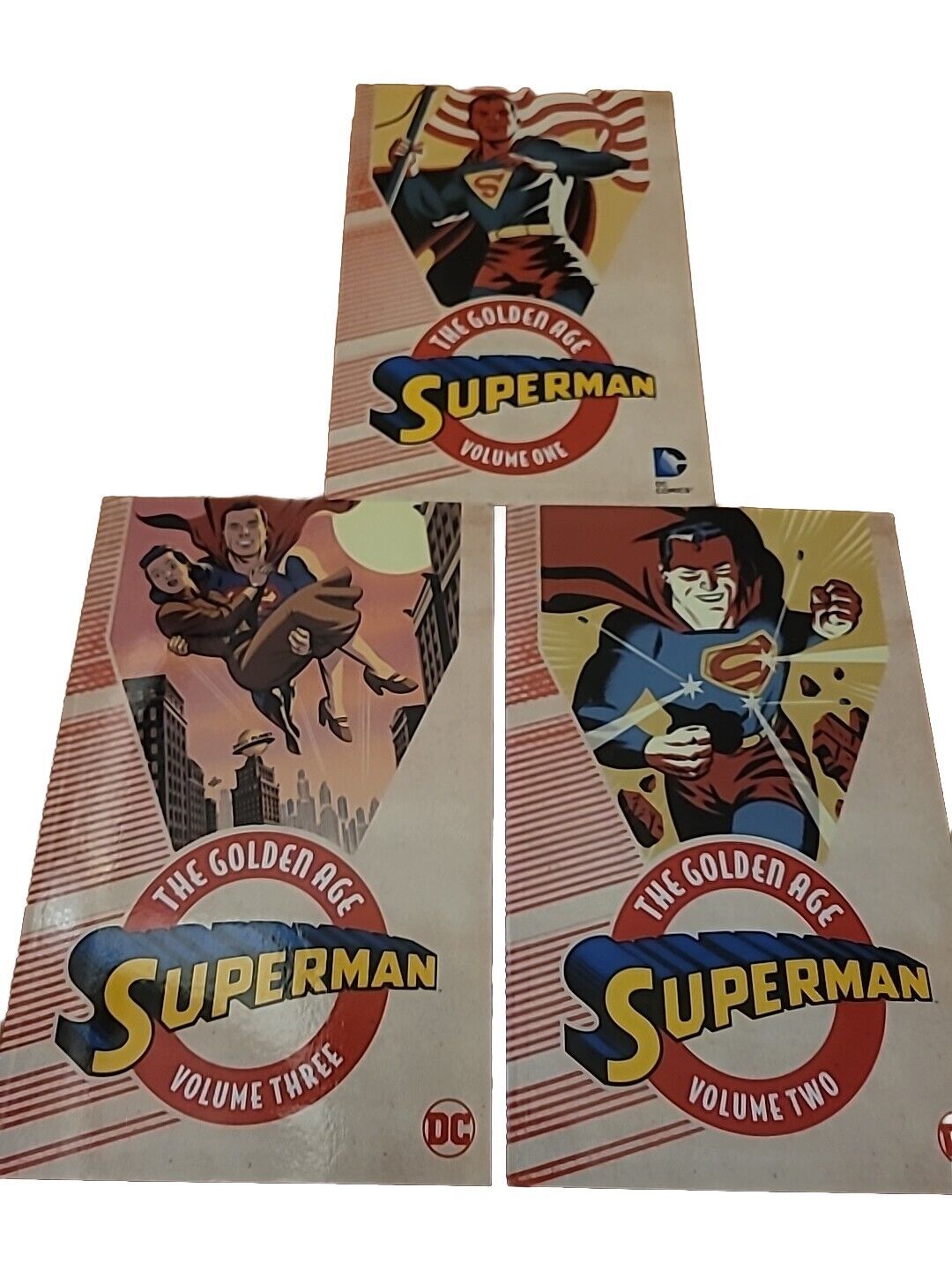 SUPERMAN GOLDEN AGE OMNIBUS VOLUMES 1-3 PAPERBACK SET