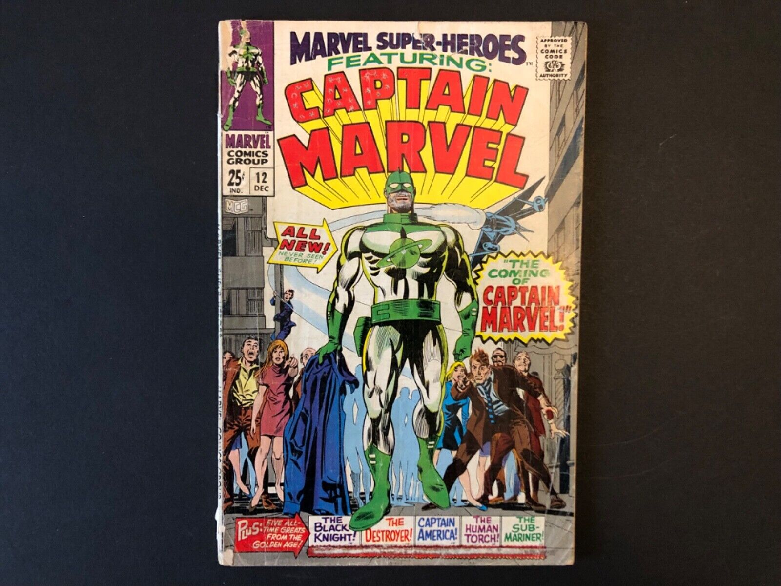 MARVEL SUPER-HEROES #12 MARVEL COMICS 1967 1ST APPEARANCE OF CAPTAIN MARVEL