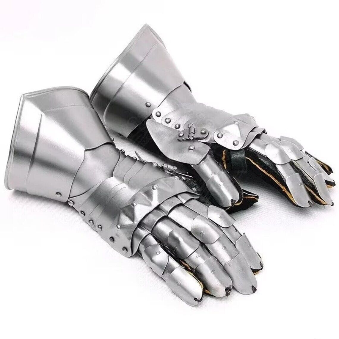 New Antique Medieval Knight Armor Gloves Warrior Gauntlets Combat Gauntlet Metal