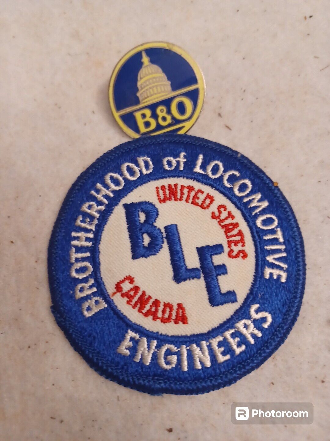 Rare Vintage B&O Pin And BLE Patch