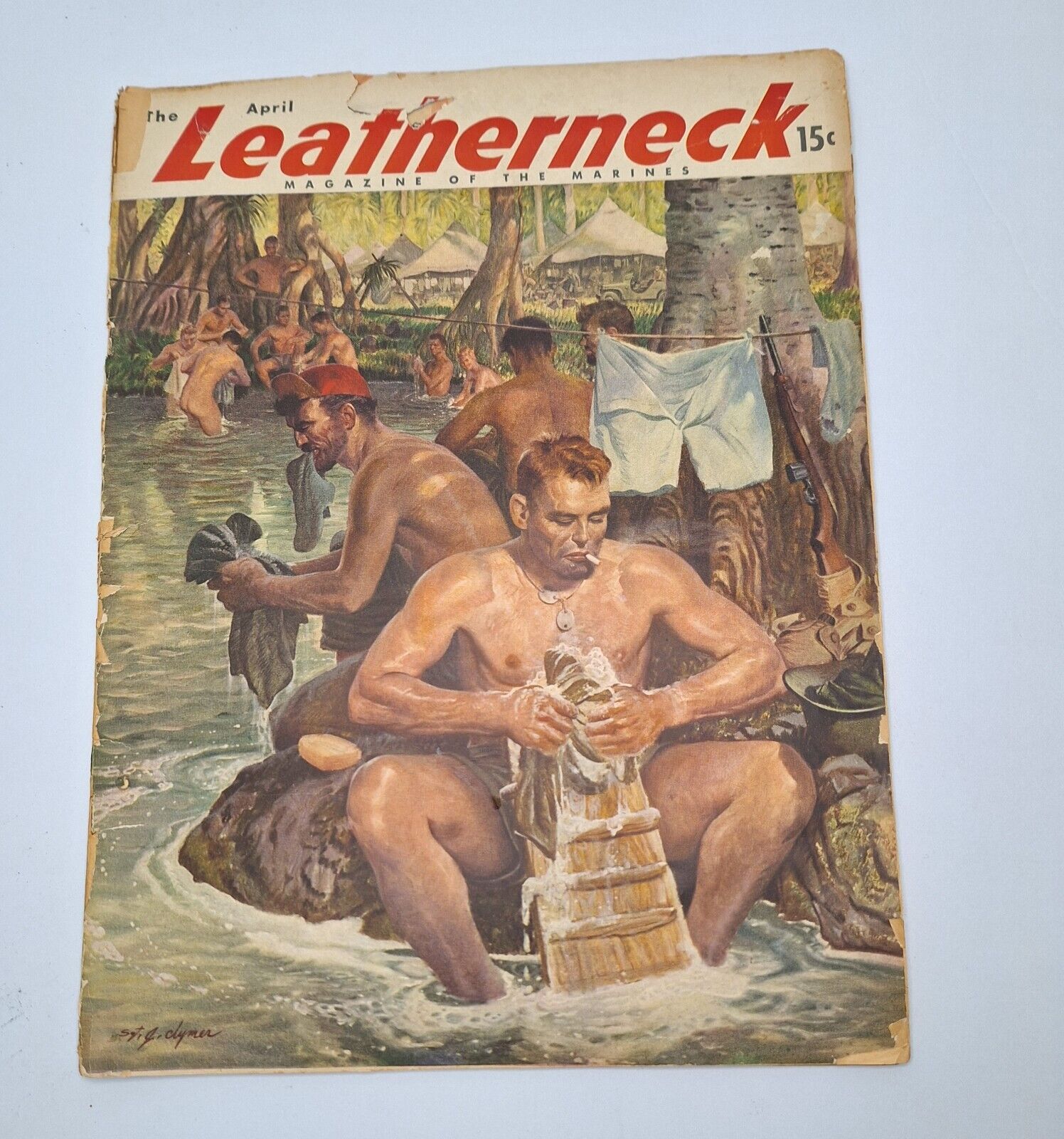 The Leatherneck 1945 April Paper Front