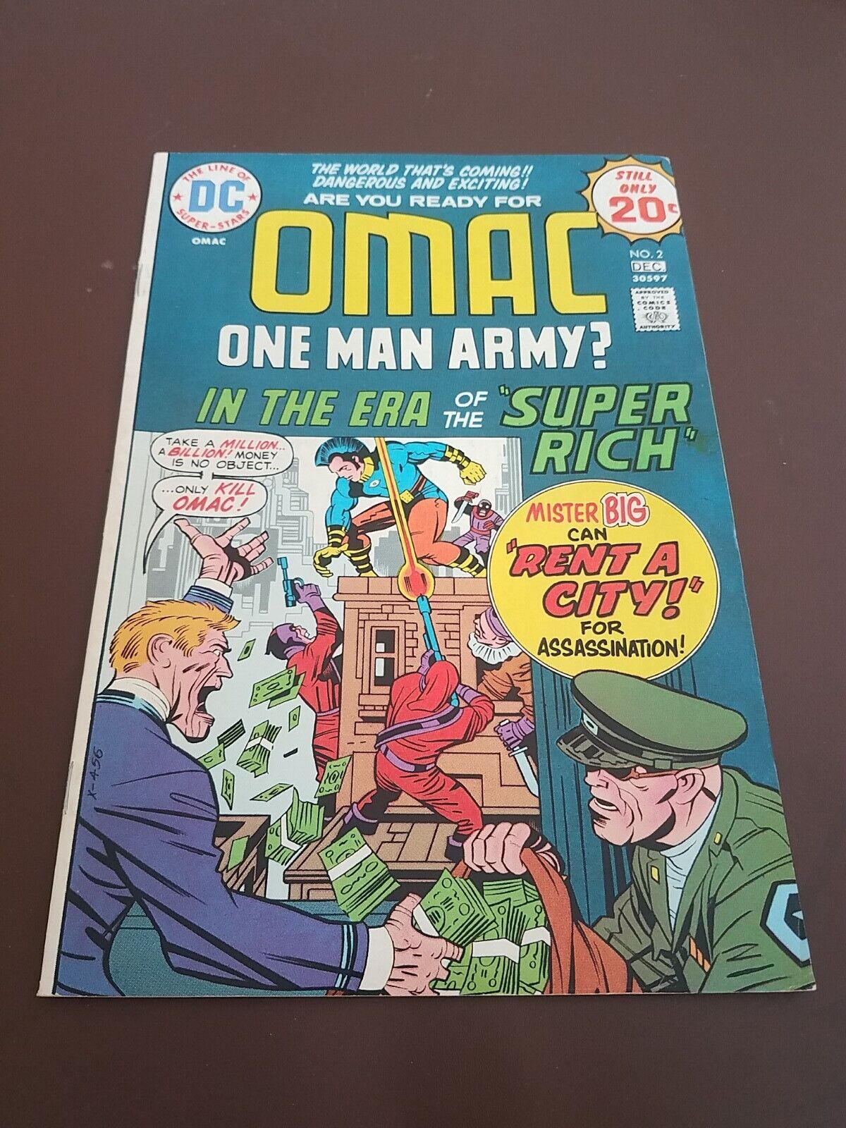 OMAC #2 1974 One Man Army Corps 4.0 VG Combined Shipping 