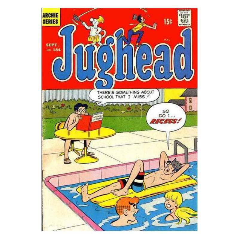 Jughead (1965 series) #184 in Very Fine minus condition. Archie comics [s`