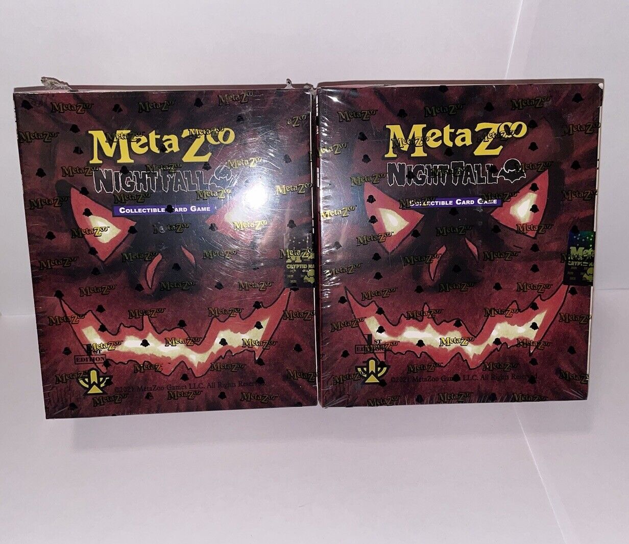Lot of 2 MetaZoo Nightfall 1st Edition Spellbook SEALED ORIGINAL PACKAGING