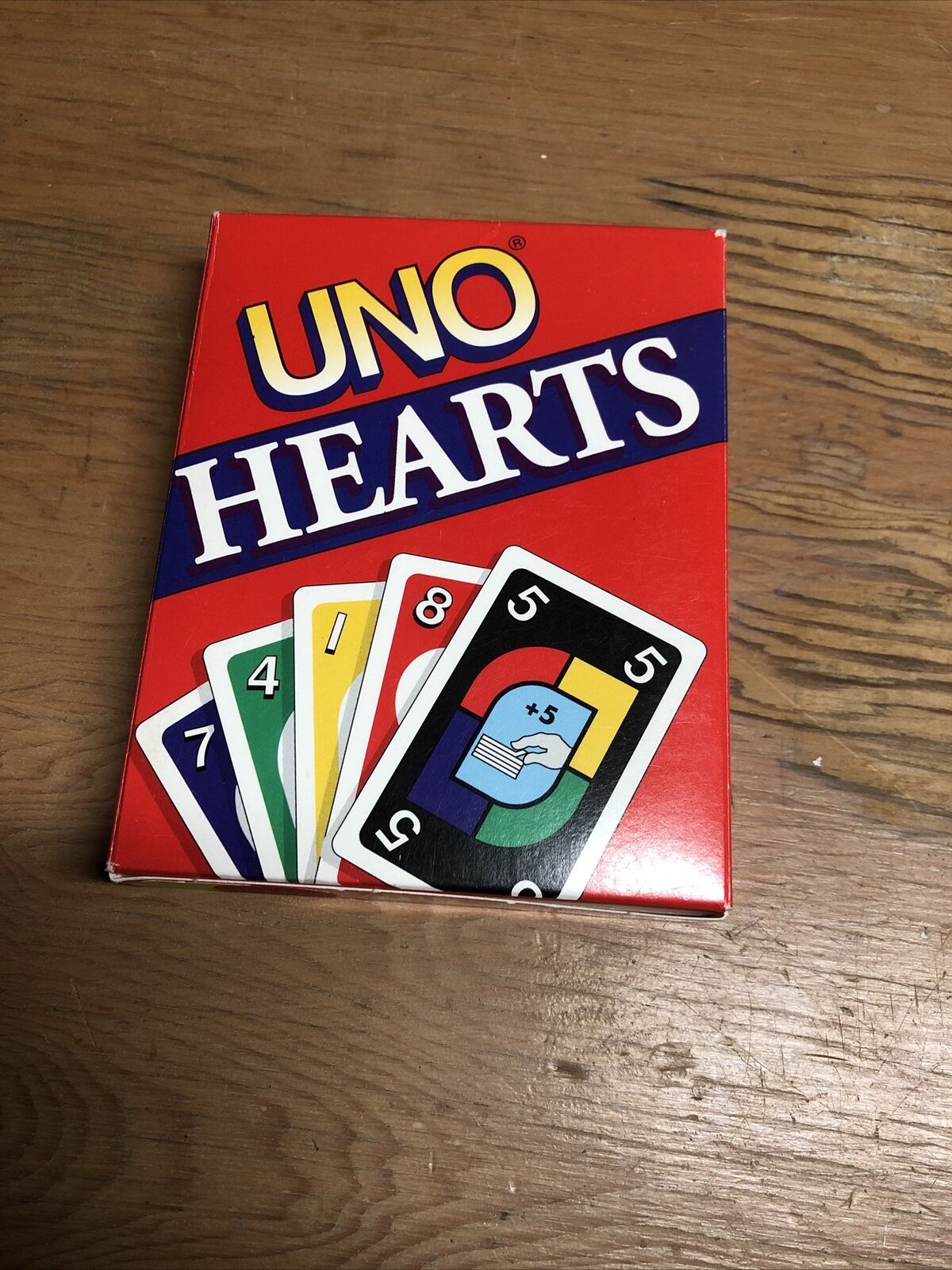 Vintage 1994 Mattel UNO Hearts Card Game