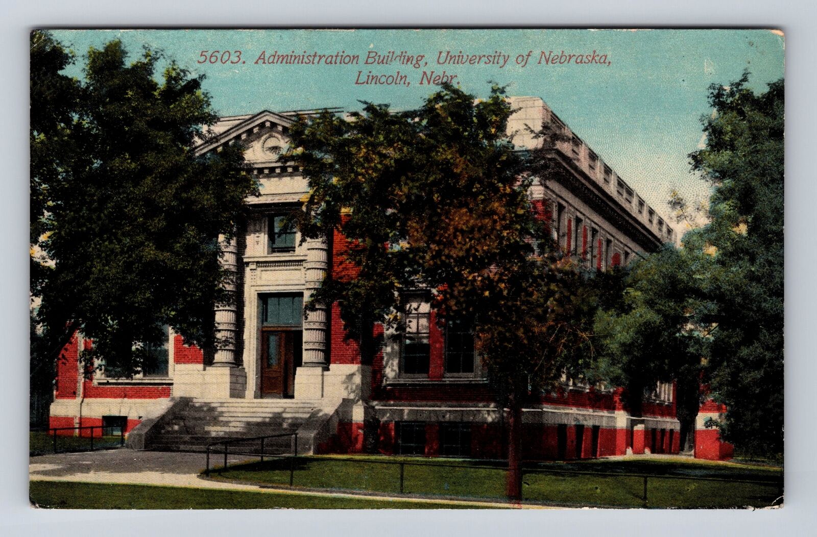 Lincoln NE-Nebraska, University Of Nebraska Administration Vintage Postcard