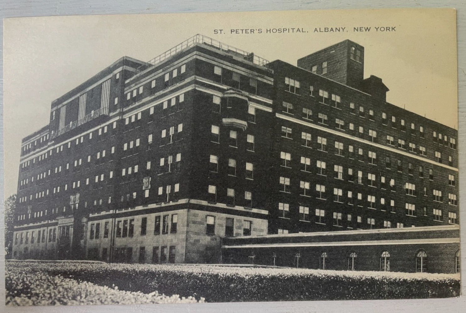 Vintage Postcard 1953 St. Peter\'s Hospital Albany New York