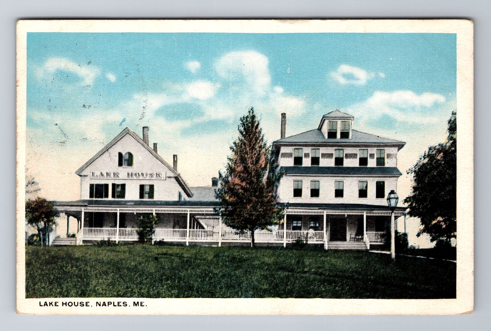 Naples ME-Maine, Lake House Hotel, Antique, Vintage Postcard