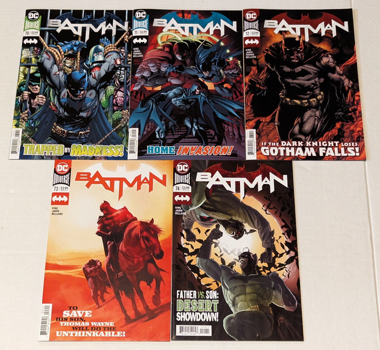 Batman 70 71 72 73 74 The Fall & The Fallen Complete Tom King DC Comics