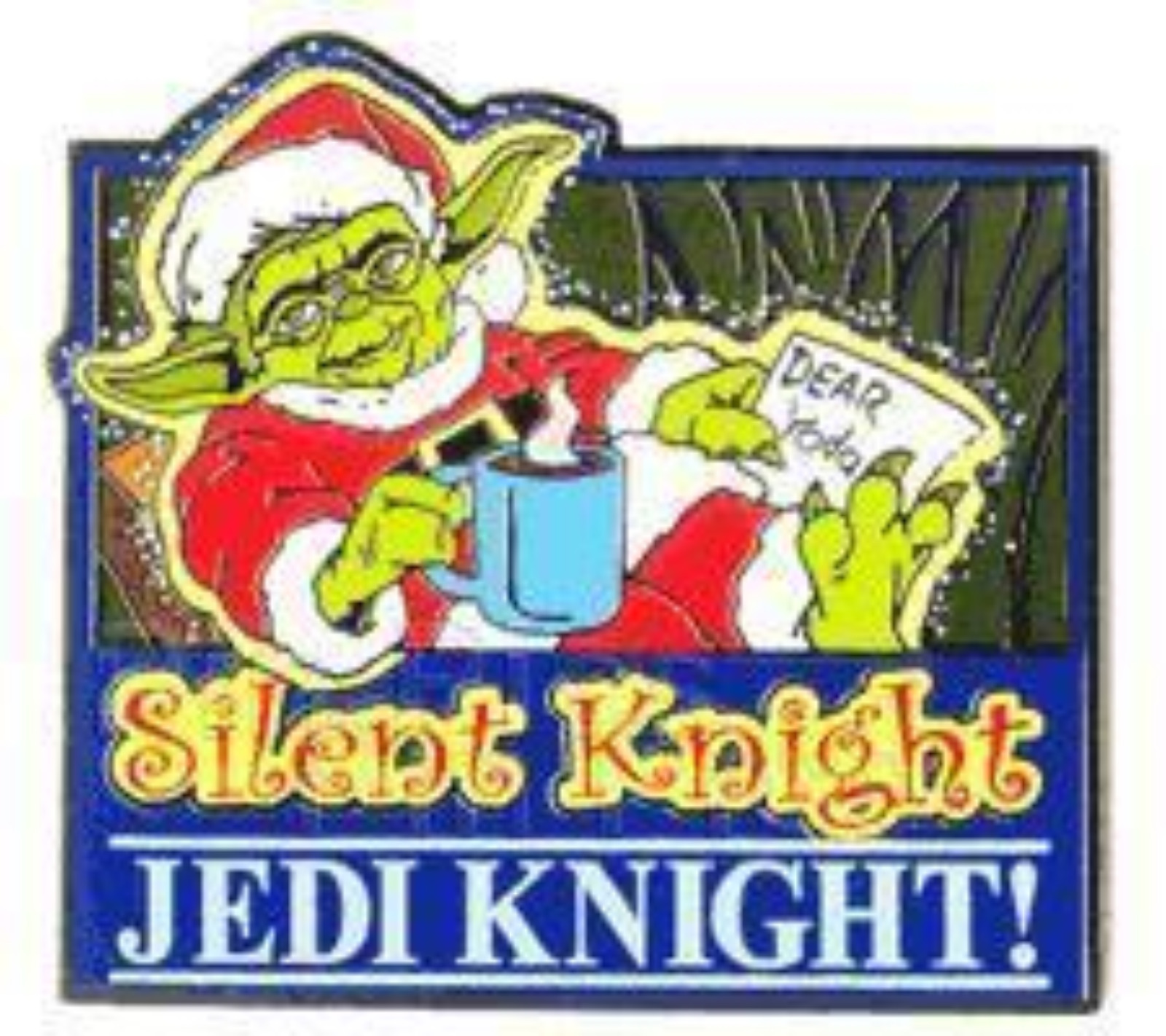Disney Pin 00060 Star Wars Santa Yoda Christmas Silent Knight Jedi AP LE 25 RARE