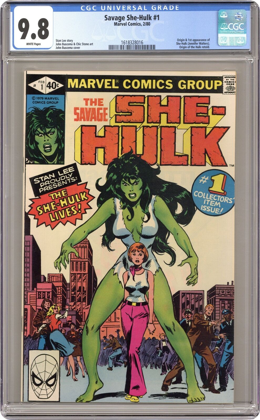 Savage She-Hulk 1D Direct Variant CGC 9.8 1980 1618328016 1st app. She-Hulk