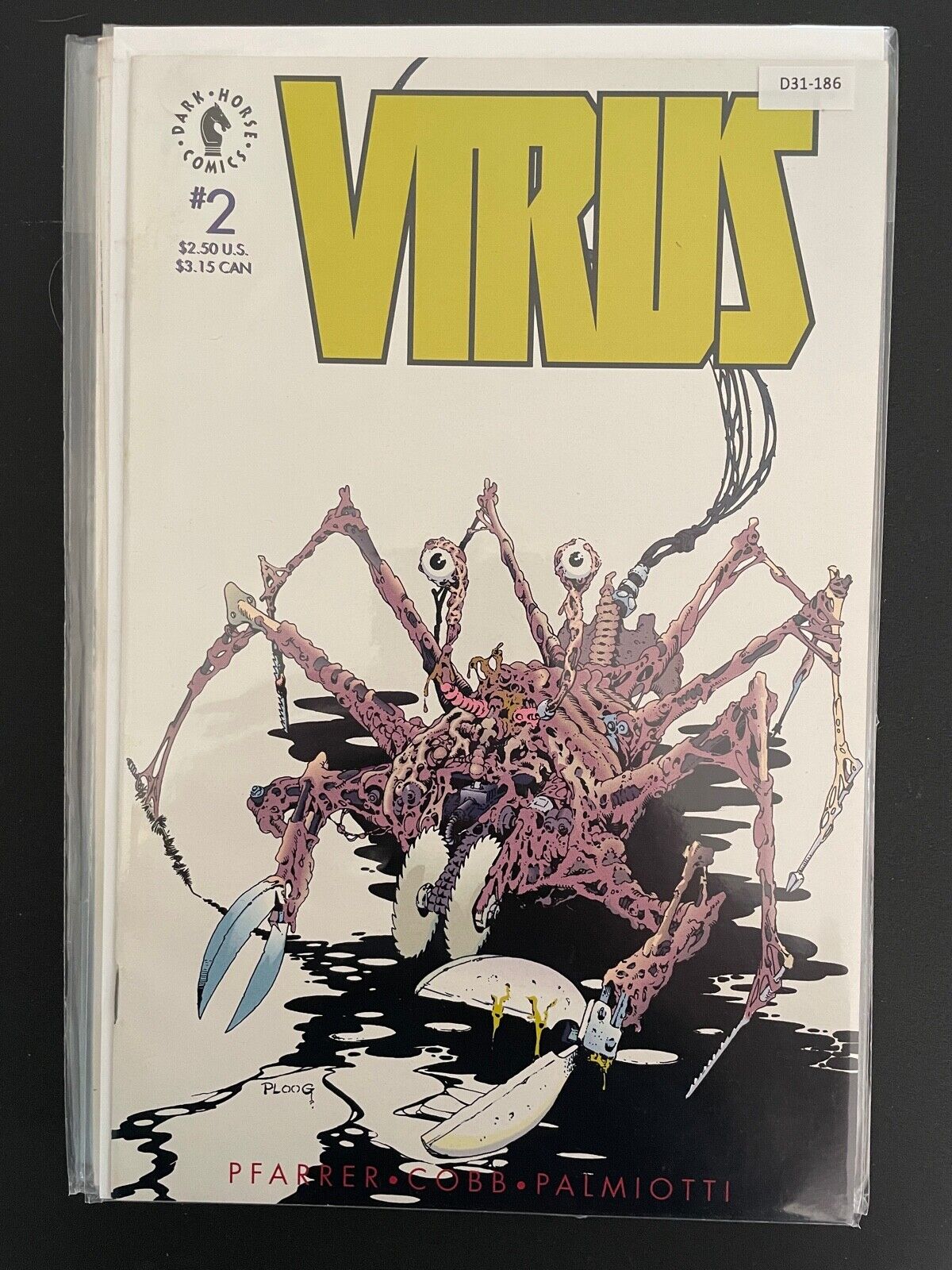 Virus 2 High Grade Dark Horse Comic Book D31-186