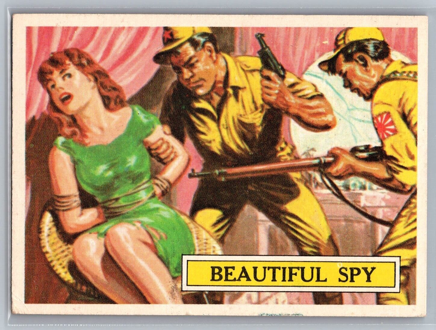 Beautiful Spy 1965 A&BC Topps Battle Cards #53 - RARE - NM